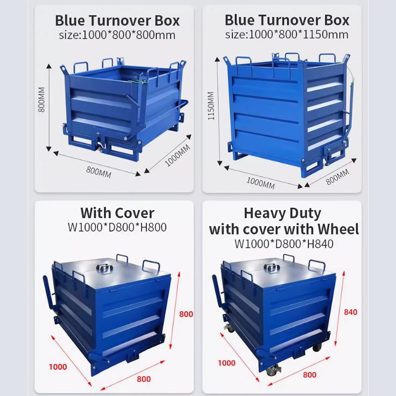 Industrial heavy forklift dump hopper