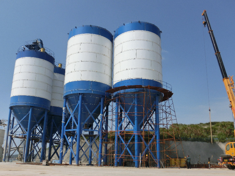 500 ton Cement Silo Manufacturing